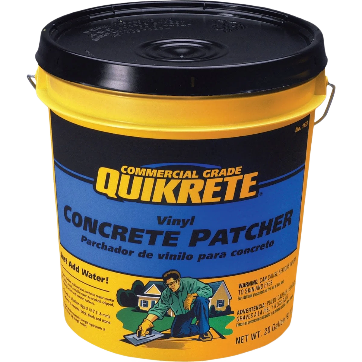Enhanced Quikrete Gray Vinyl Concrete Patch 20 Lb Superior