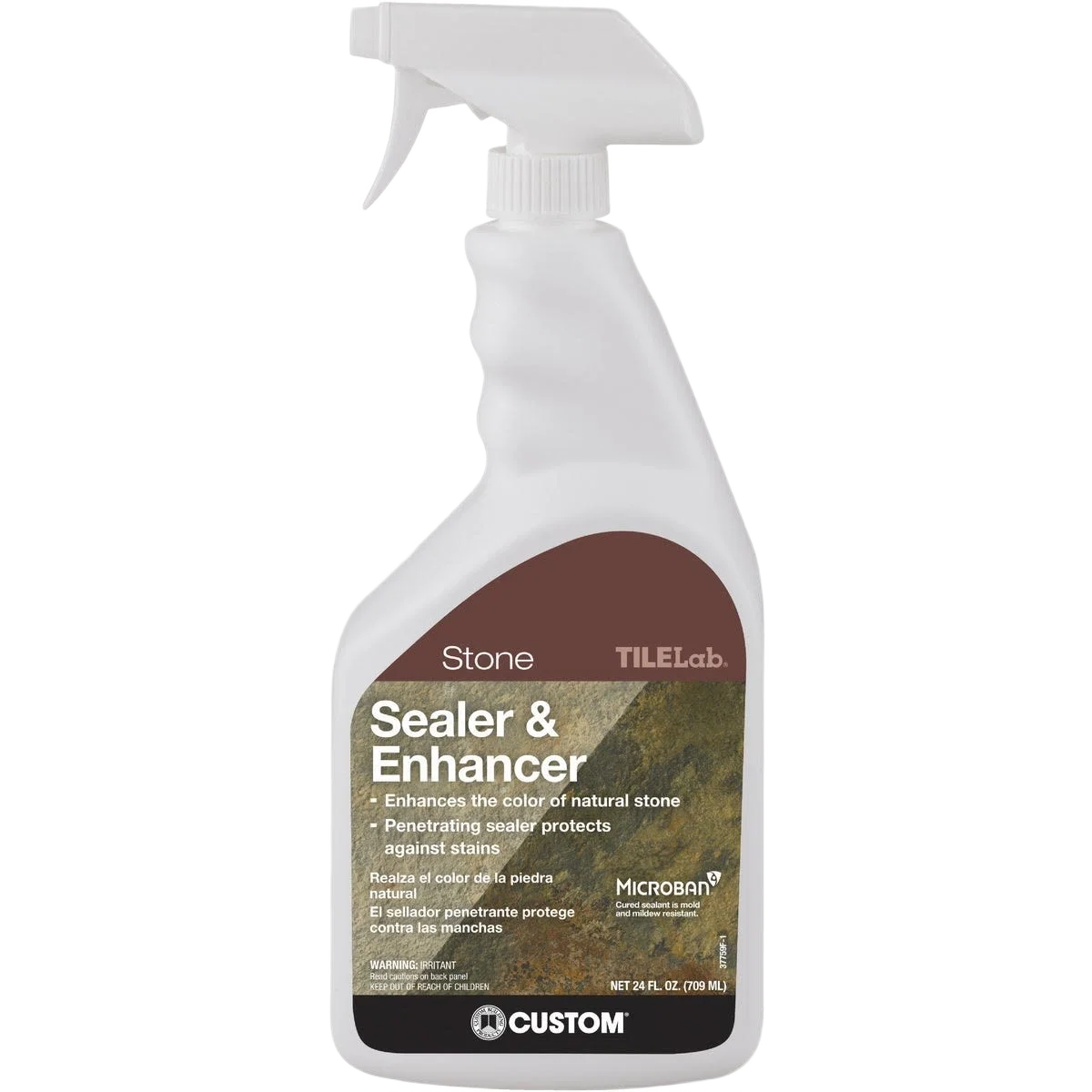 Easy-to-Use Custom Building Products TILELab Stone Tile Sealer Enhancer Trendy