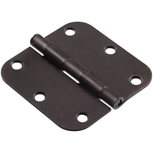 Reusable Hillman 3-1 2 Residential Door Hinge 5 8 Round Corner Oil Rubbed Bronze Healthy