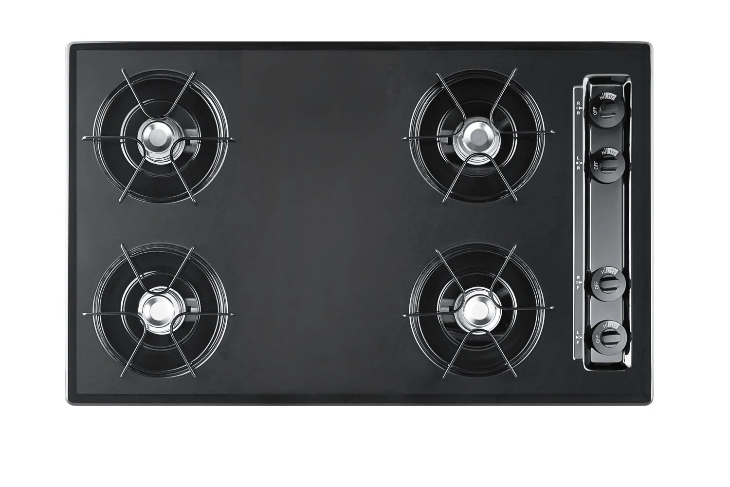 Elite 30 Wide 4-Burner Gas Cooktop Green