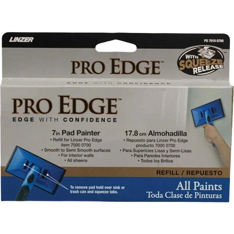 Lightweight Linzer Pro Edge 7 in. Wall Floor Paint Pad Refill Smooth