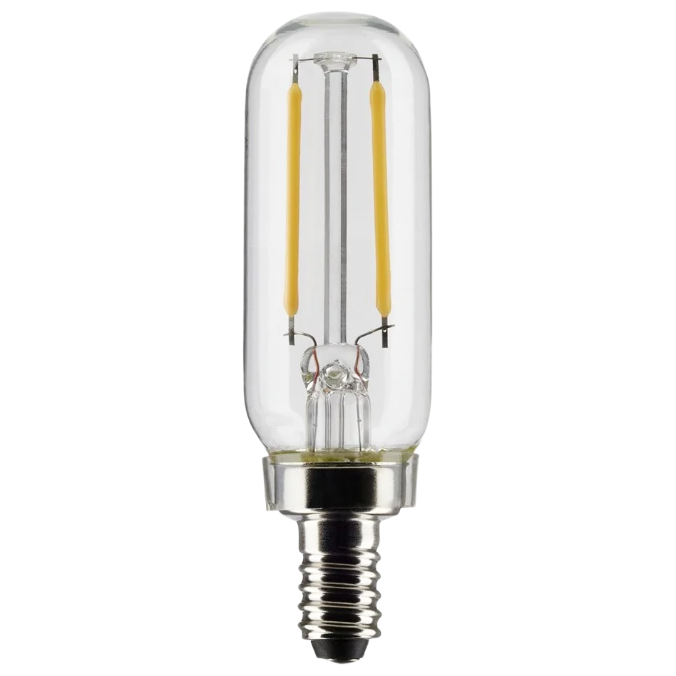 Optimized Satco 2.8 Watt T6 LED Clear Cool White Candelabra Base Light Bulb Smart