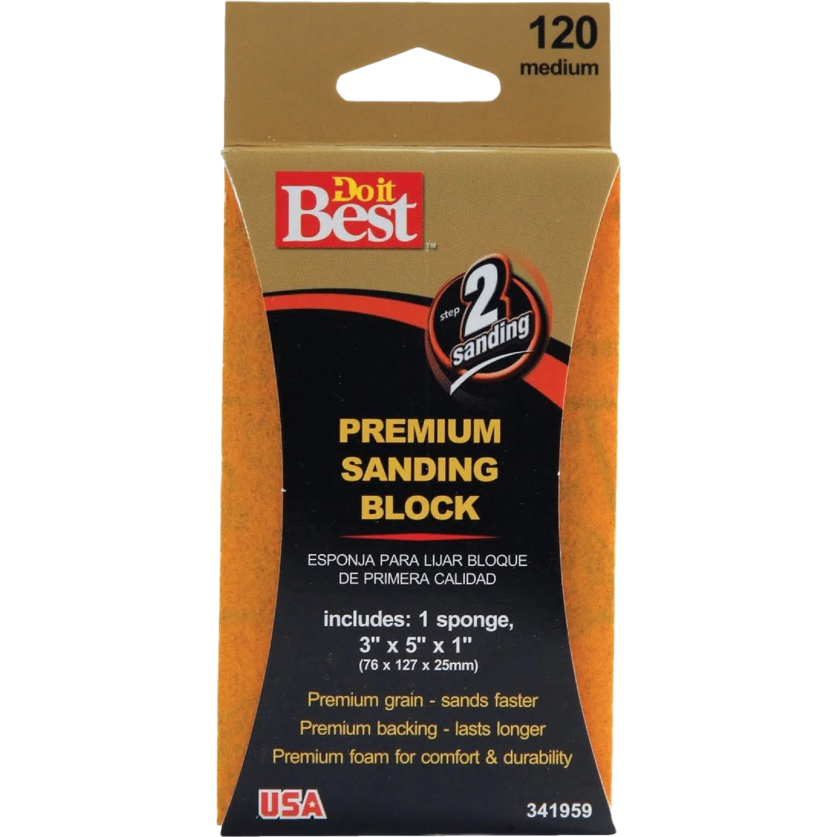 Original Design Do it Medium 120-Grit Premium Sanding Sponge Proven