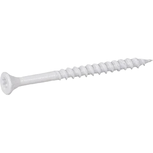 Exclusive Hillman Deck Plus 10 White Star-Drive Ceramic Deck Screws 2-1 2 in. 1 lb. Easy-to-Use
