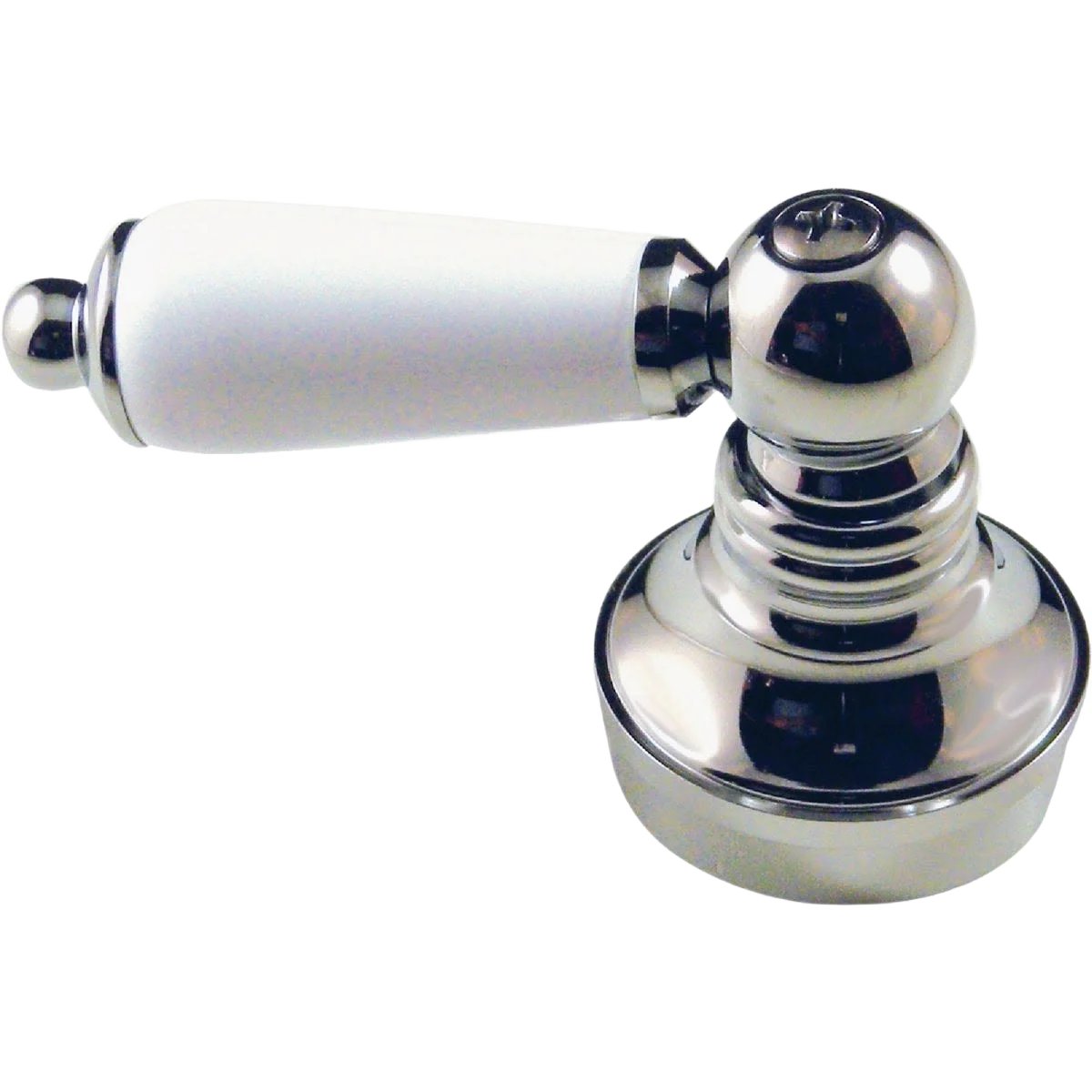 High-End Danco Chrome Lever Faucet Handle White Tip Contemporary