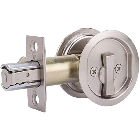 Smooth Weslock Pocket Door Privacy Satin Nickel Unique