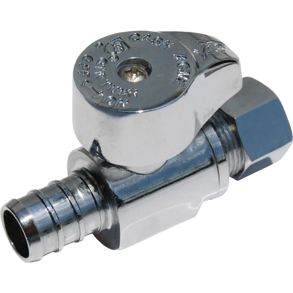 Consistent SharkBite Quarter Turn Chrome Stop Straight Valve Professional
