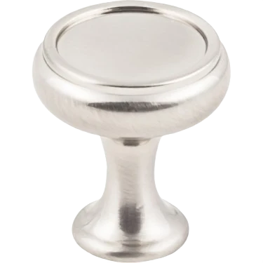 Breathable Hardware Resources Kasa 1-1 8 In. Mushroom Knob Satin Nickel 10-Pack Soft