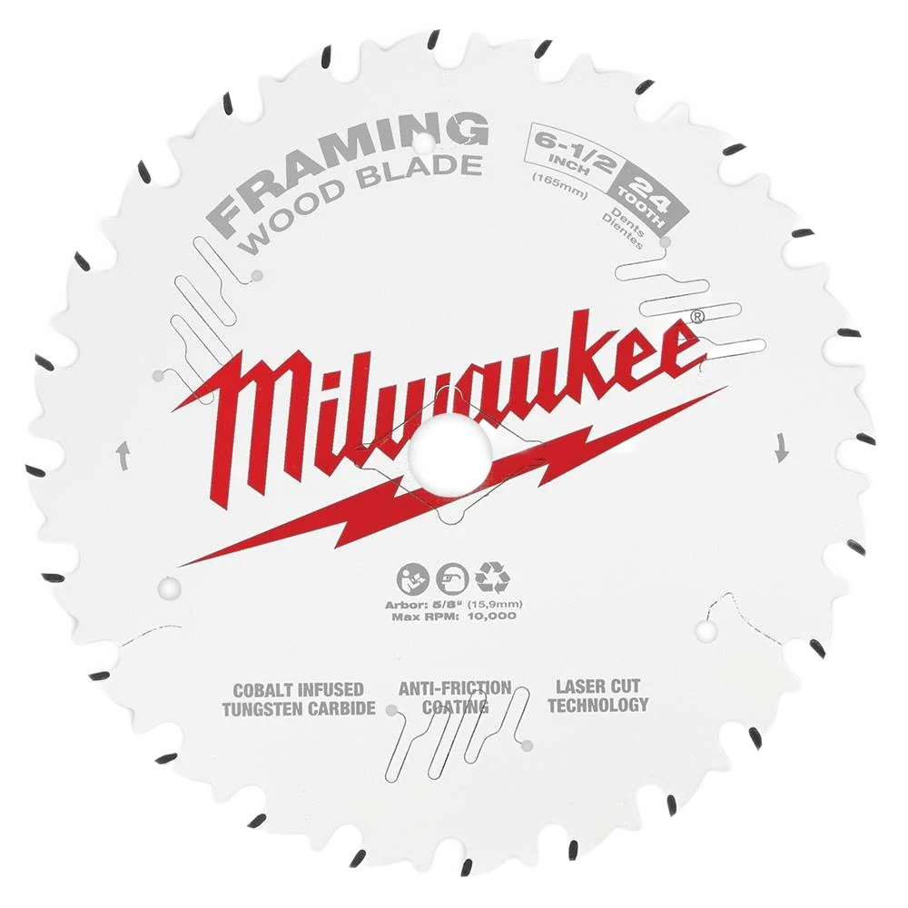 Environmentally Friendly Milwaukee 6-1 2 24T Framing Circular Saw Blade Exclusive