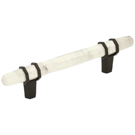 Outstanding Amerock Carrione Marble White Black Bronze Pull 3.75 in. Quality