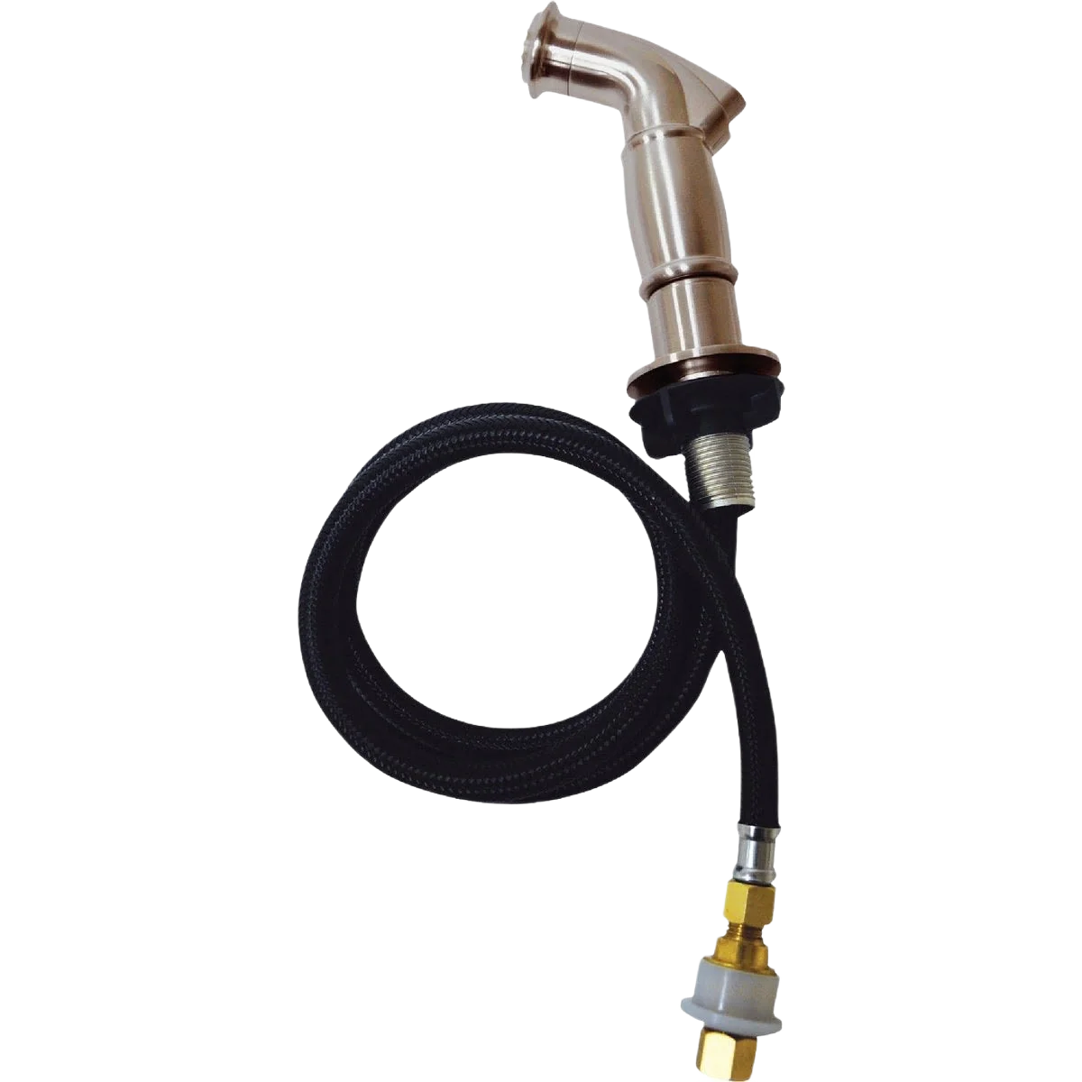 Traditional Danco Brushed Nickel Decorative Side-Spray and Hose User-Friendly