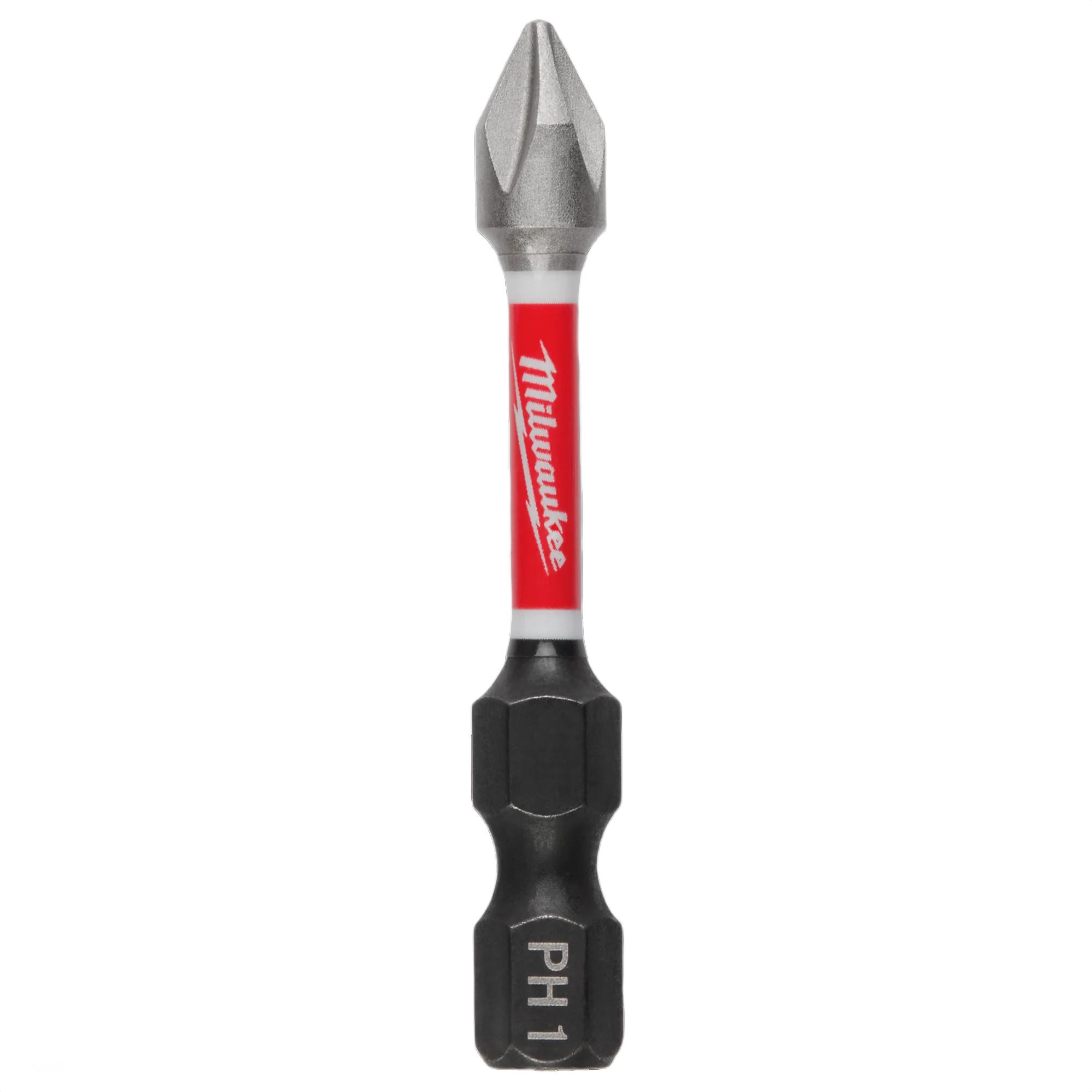 Pure Milwaukee SHOCKWAVE™ Impact Duty™ 2 PH1 Phillips Bit Expertly Made
