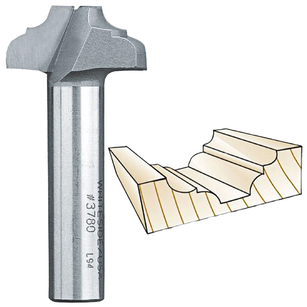 Pure Whiteside Classical Flat Bottom Bit 1 2 in. SH x 13 64 in. R Modern