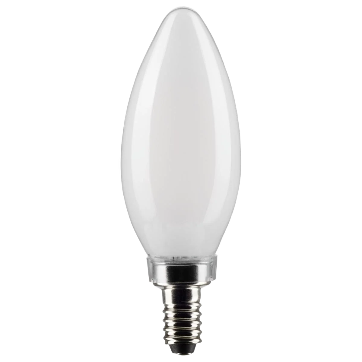 Fashionable Satco 5.5 Watt LED Candelabra Base Warm White Light Bulb Superior