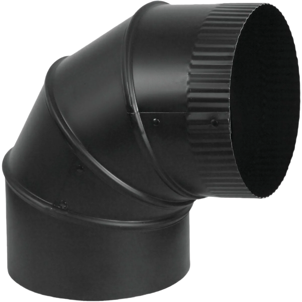 Responsible Imperial 5 In. 24 Gauge Black Adjustable Elbow Powerful