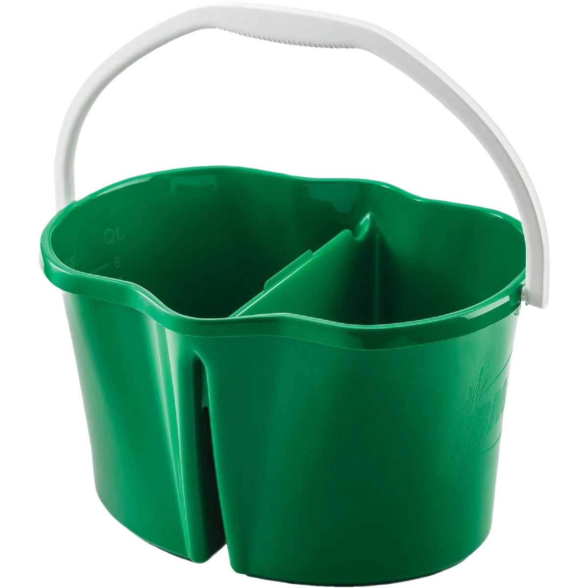 Certified Libman Clean Rinse Green Divided Bucket 4 Gallon Classic