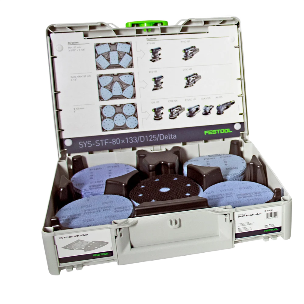 Luxury Festool SYS3-STF D125 GR NET-Set Abrasive Sheet User-Friendly