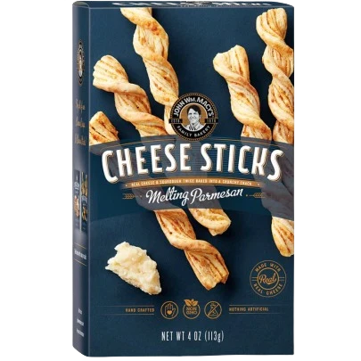 Refined John Wm. Macy’s Melting Parmesan Cheese Sticks 4 oz. Top-Quality
