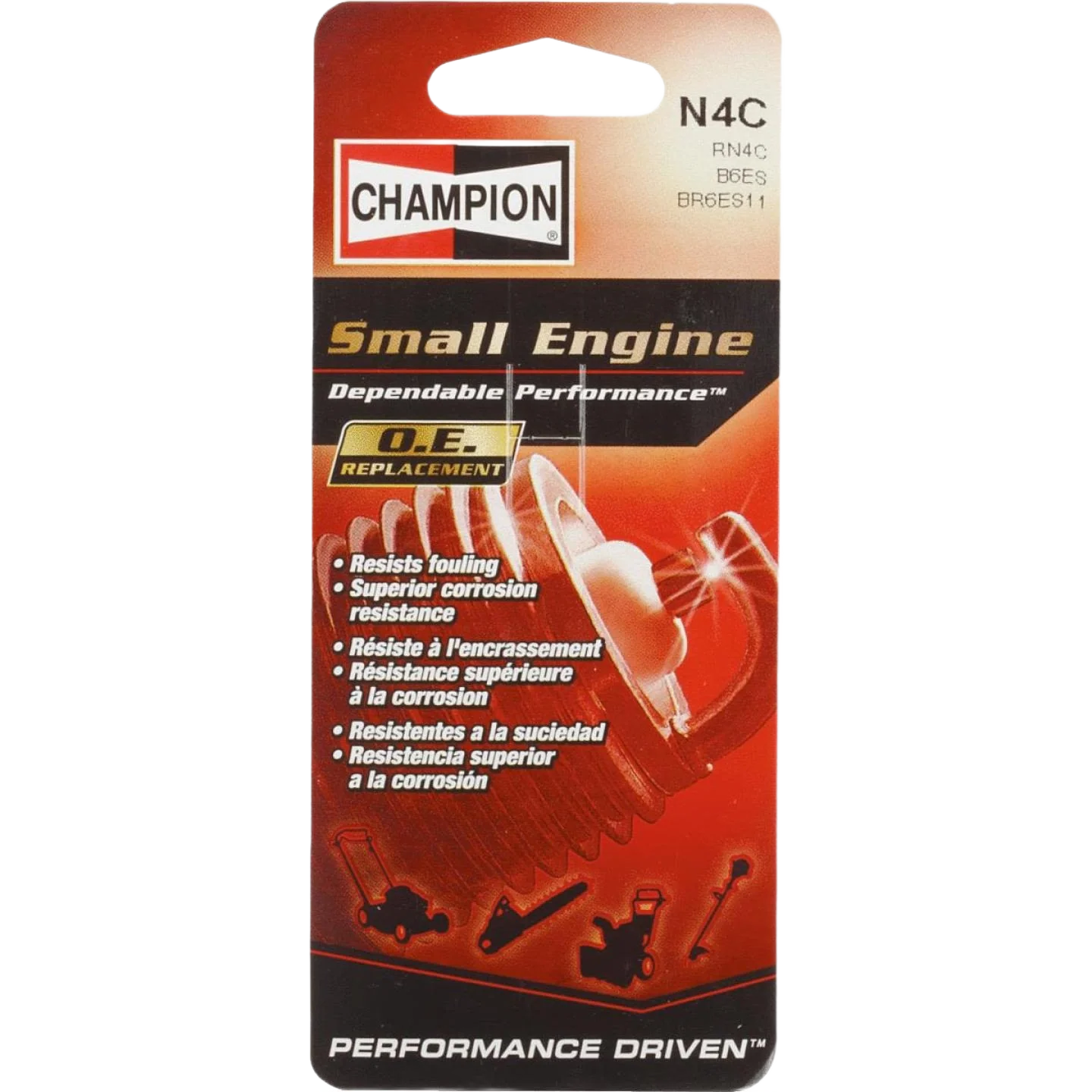 Genuine Champion N4C Copper Plus Small Engine Spark Plug Crafted