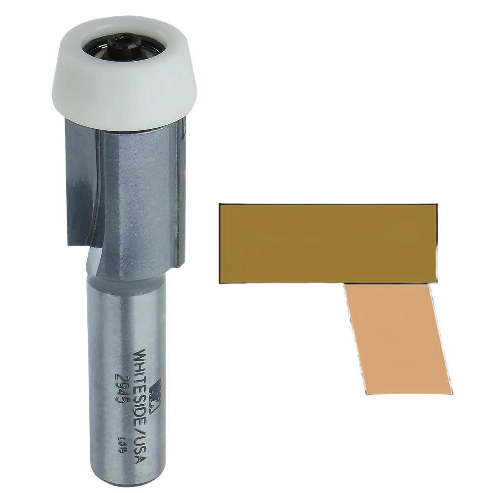 Natural Whiteside 2945 Over Hang Bowl Trim Bit 1 2 in. SH x 3 4 in. CD x 2-7 8 in. L Responsible