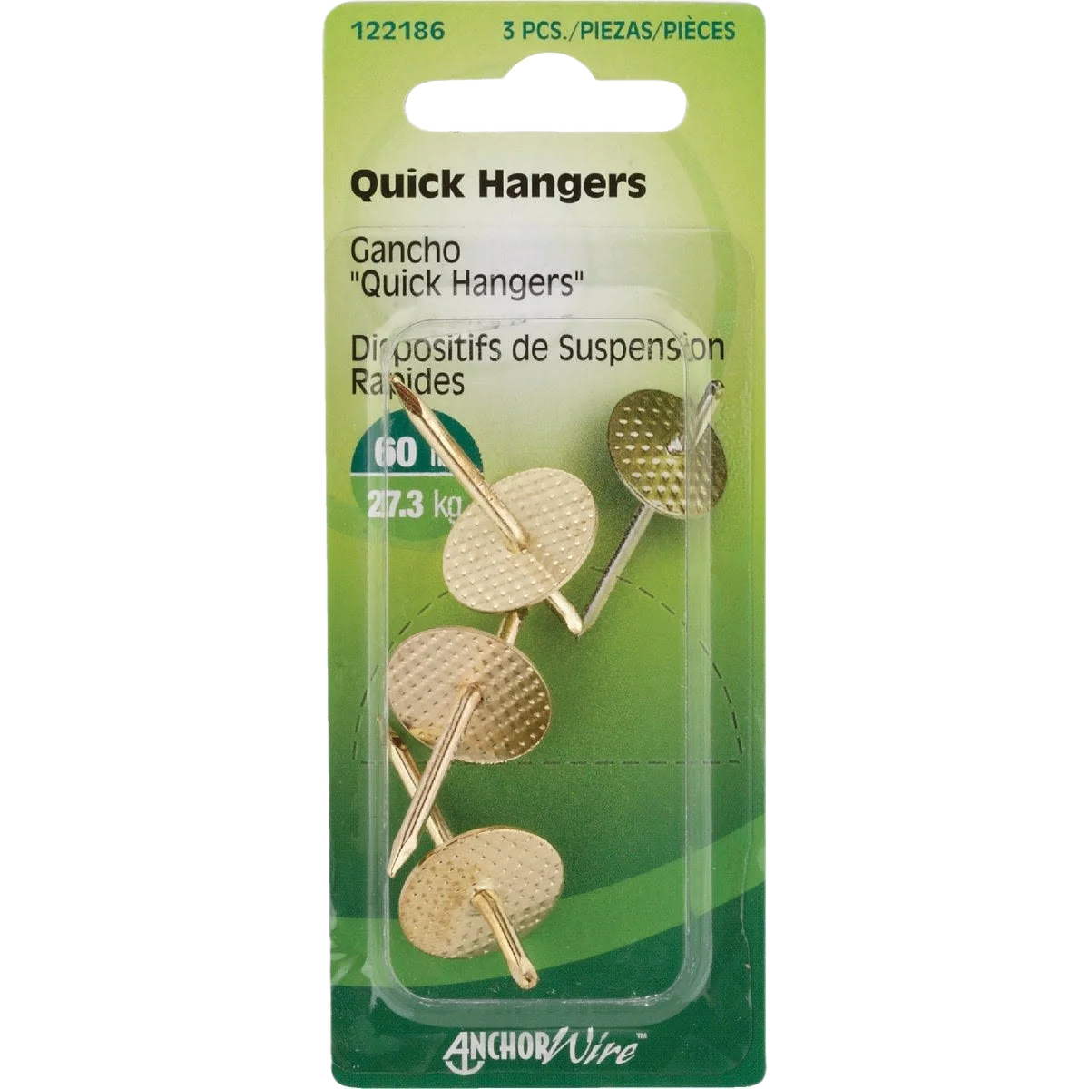 Soft Hillman Anchor Wire E-Z Hanger 60 Lb. Capacity 5-Count Fashionable