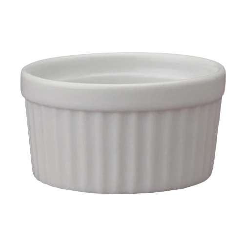 Certified HIC Porcelain Souffle Dish 3 oz. Unique