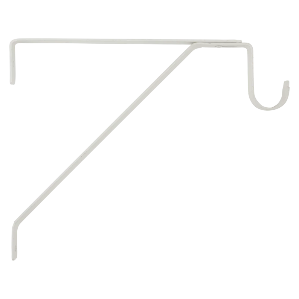 Dependable National Hardware White Shelf Rod Bracket Bulk Contemporary