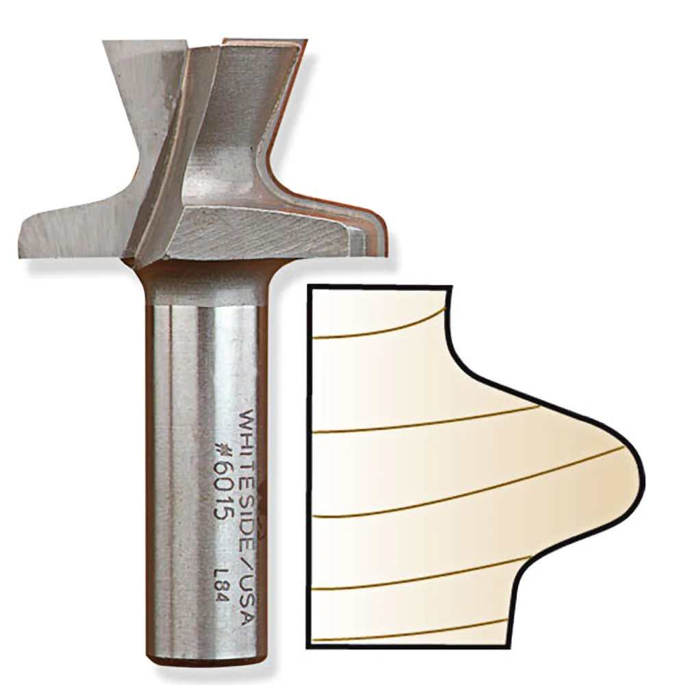 Natural Whiteside Reversible Finger Pull Door Edge Bit 1 2 in. SH x 15 16 in. CL Pure