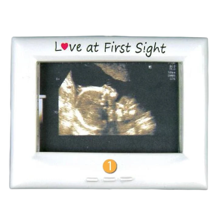 Fine Crafted PolarX Personalized Ultrasound Frame Ornament Casual