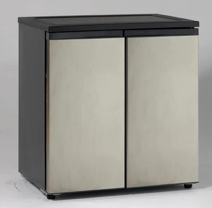 Detailed Avanti 5.5 cu. ft. Compact Refrigerator – Stainless Steel Soft