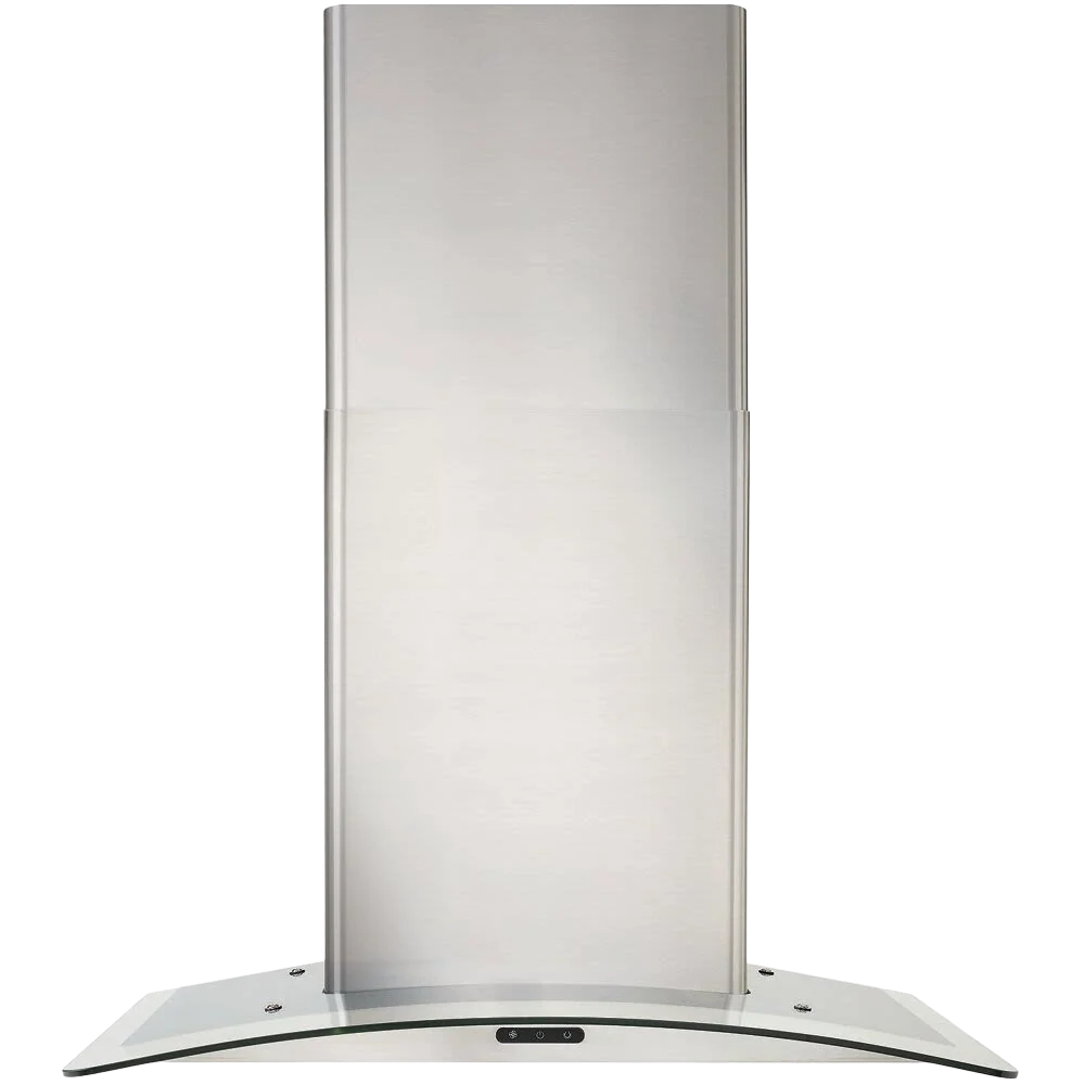 User-Friendly 30 Convertible Curved Glass Chimney Range Hood 460 MAX Blower CFM Fine