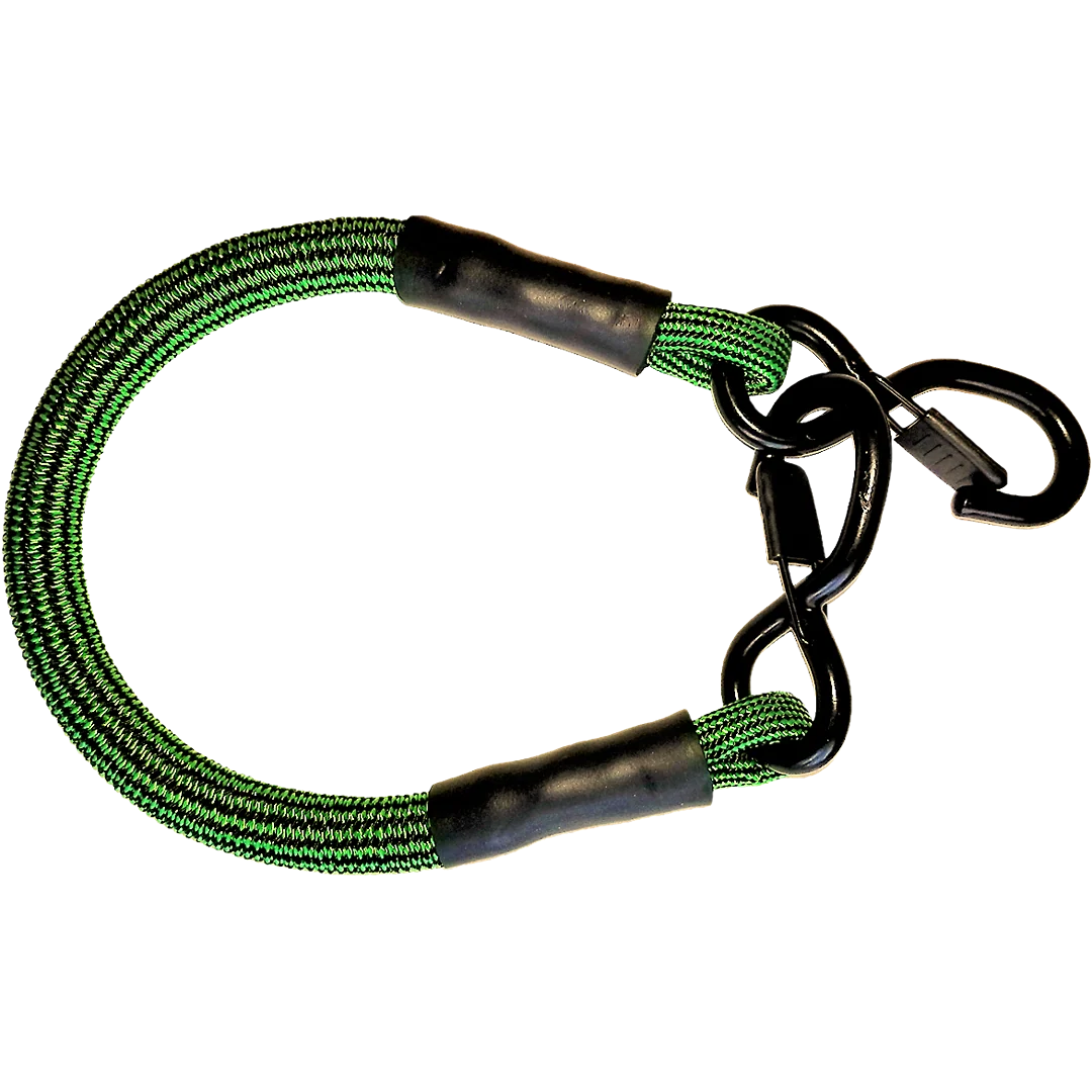 Professional SuperBungee Green 12 in. Pro-Grade Cord Efficient