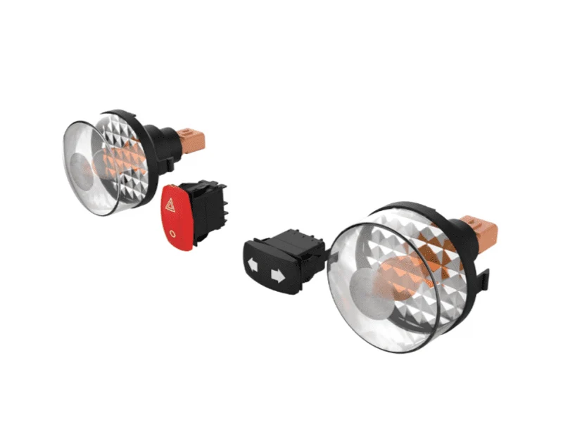 Detailed John Deere BUC10608 Front Turn Signal Light Kit Superior