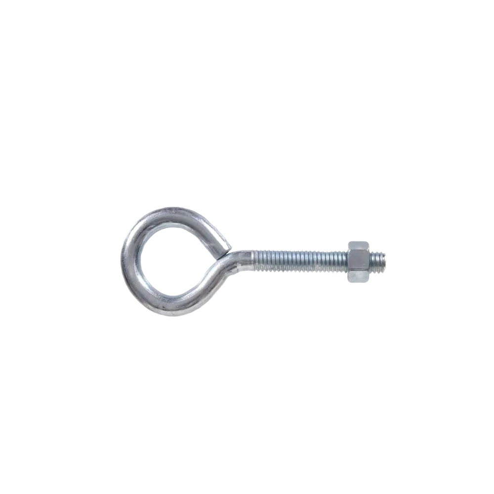 Optimized Hardware Essentials Eye Bolt with Hex Nut Zinc 1 4 -20 x 2-1 2 Casual