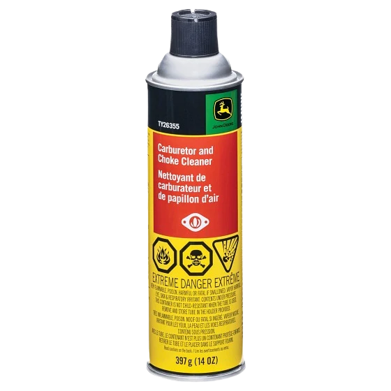 Selected John Deere TY26355 14 Oz. Carburetor and Choke Cleaner Functional