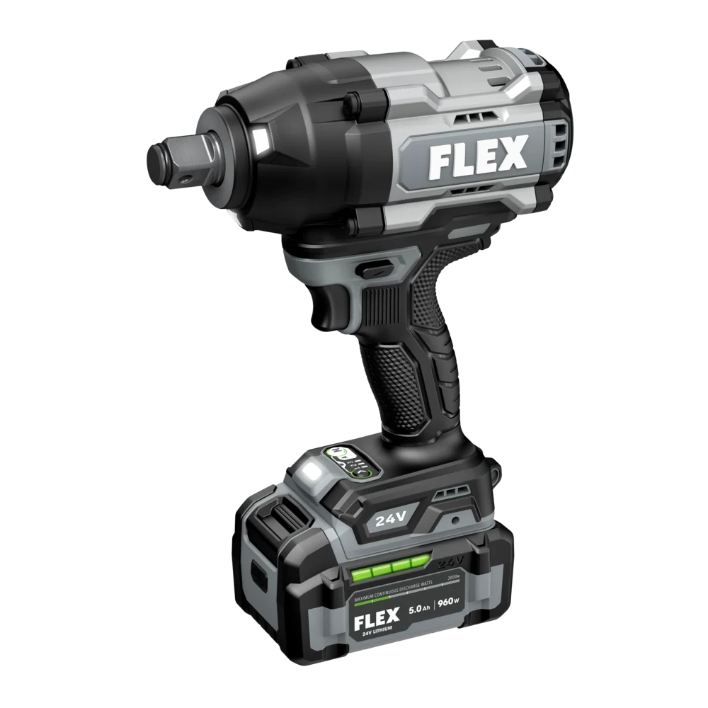 Sustainable FLEX 24V 3 4 1 700 ft-lbs High-Torque Impact Wrench Tool-Only Efficient