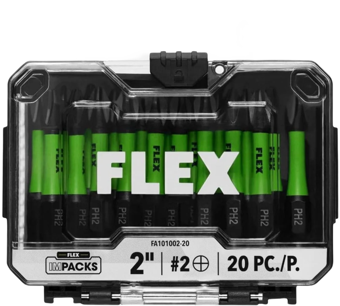 Sophisticated FLEX Impacks 20-Pc. 2 PH2 Impact Driver Bits Stylish