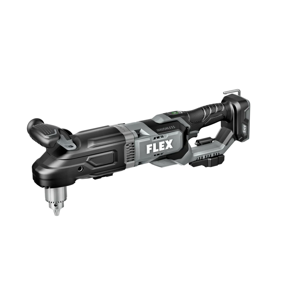 Eco-Friendly FLEX 24V 2-Gear Compact Right Angle Drill Tool Only Next-Generation