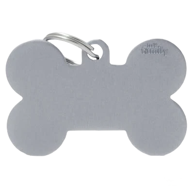Safe MyFamily XL Gray Bone ID Tag Trusted