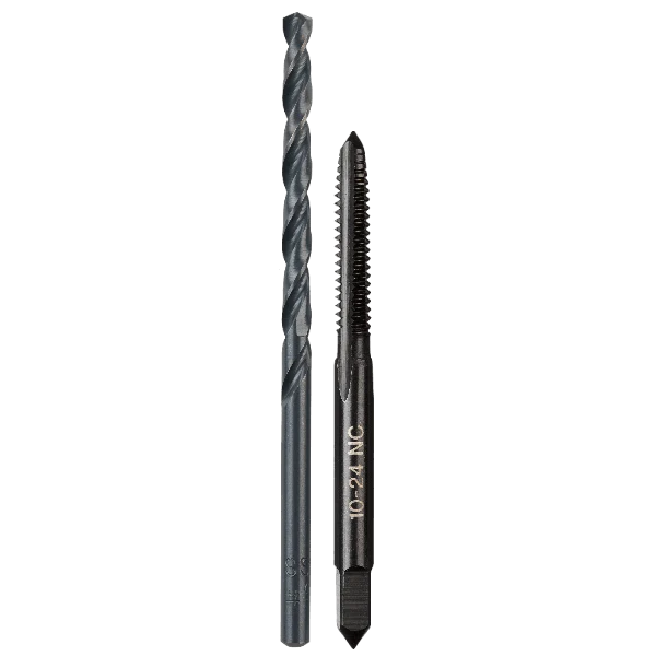 Specialty Milwaukee 10-24 NC Straight Flute Plug Tap and 25 Drill Bit Set Exclusive