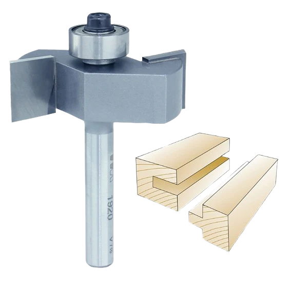 Next-Generation Whiteside Slotting Rabbeting Bit 1 4 in. SH x 1 2 in. CL x 1 2 in. CD Dependable