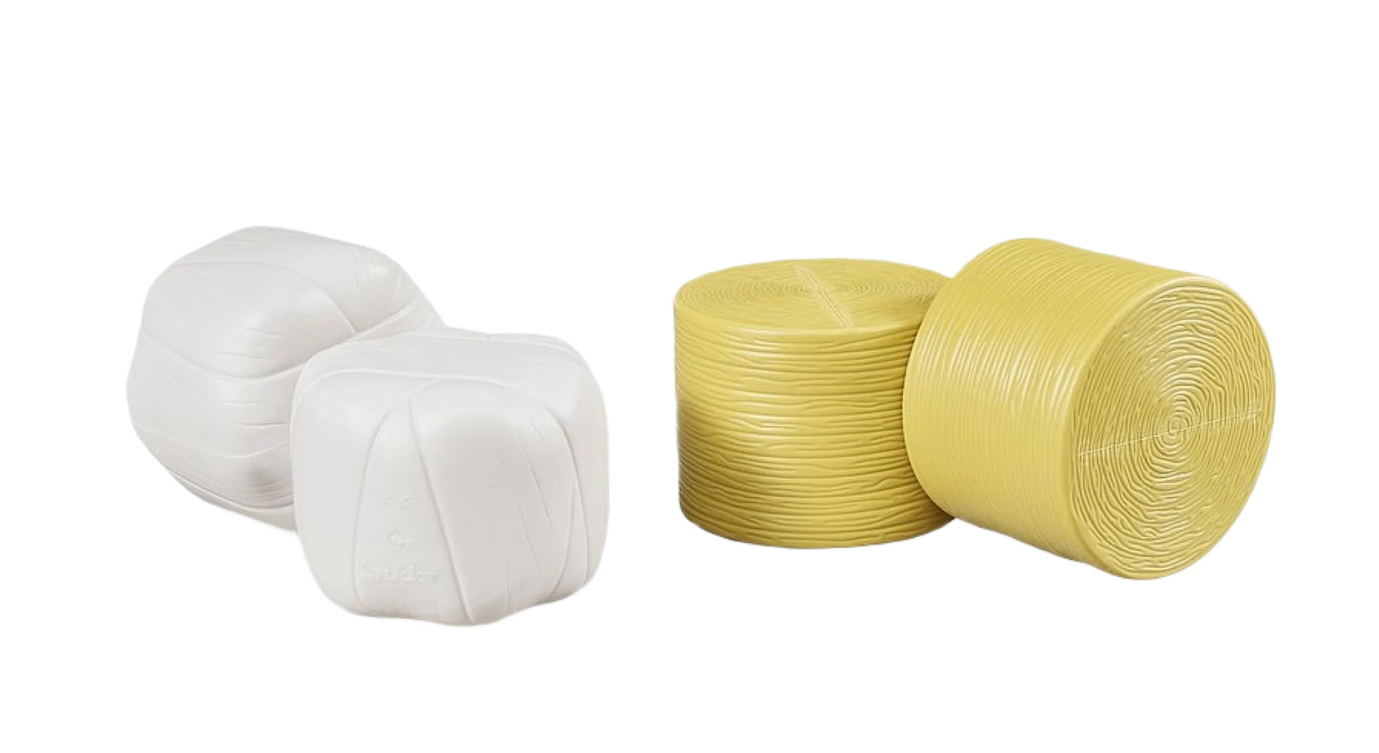 Original Design Bruder Set of 4 Round Bales Next-Generation
