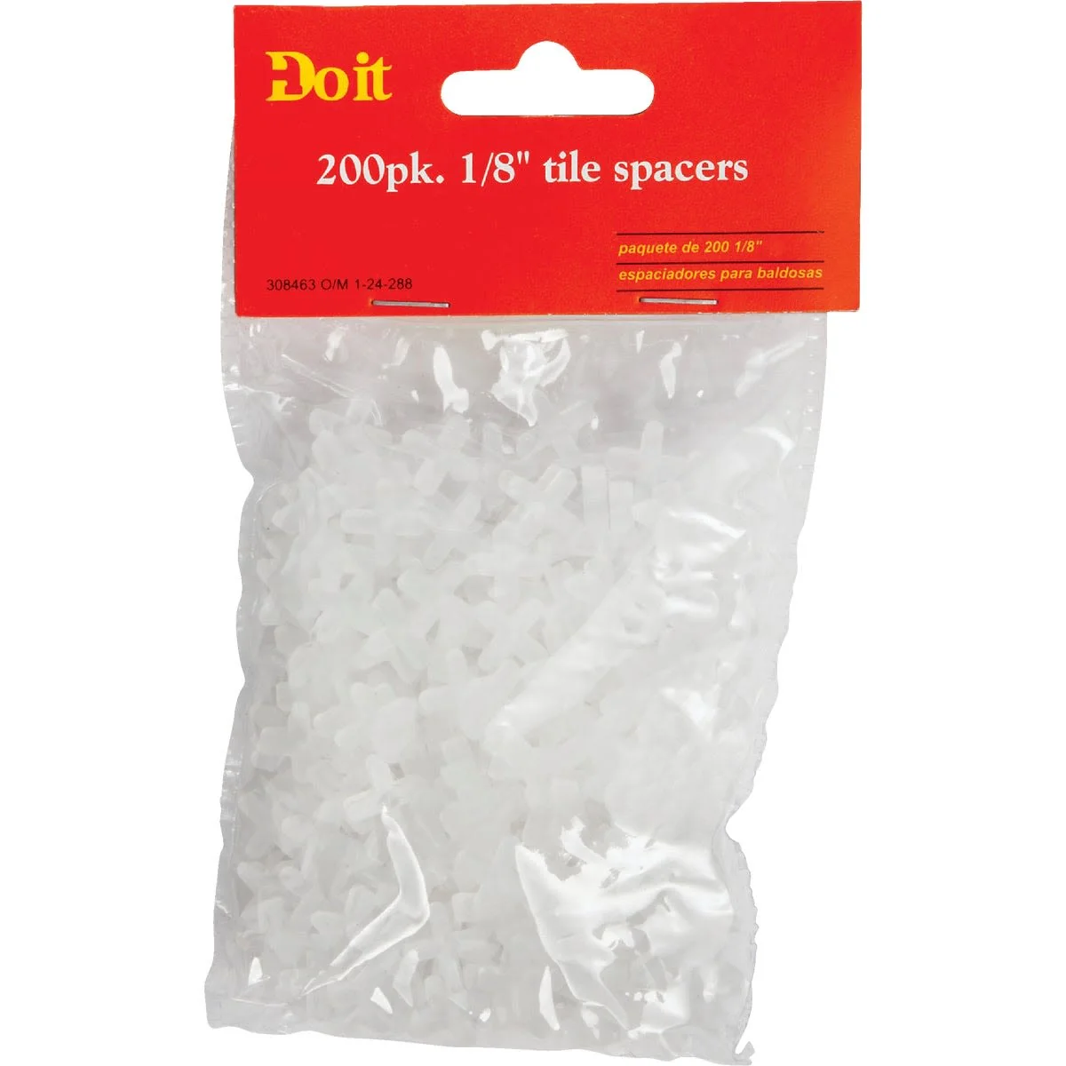 Selected Do it 1 8 in. White Hard Tile Spacers 200-Pack Expertly Made