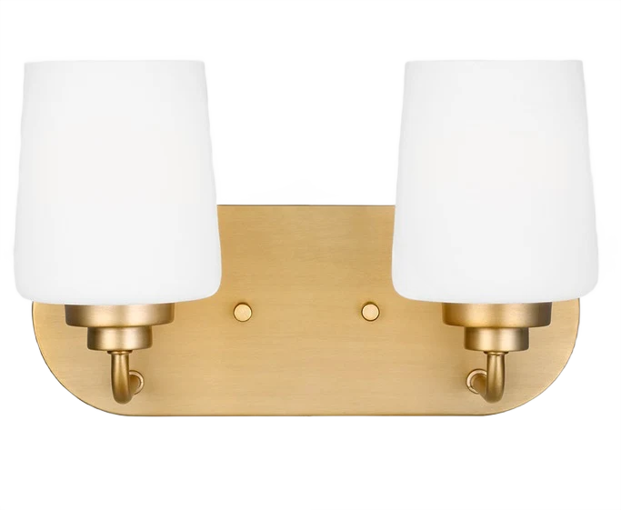 Optimized Visual Comfort 2 Fixture Satin Brass Generation Windom Sconce Original Design