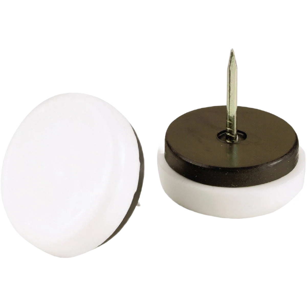 Crafted Do it 3 4 In. Round Nail-On Glide with Rubber Cushion 4-Pack Original
