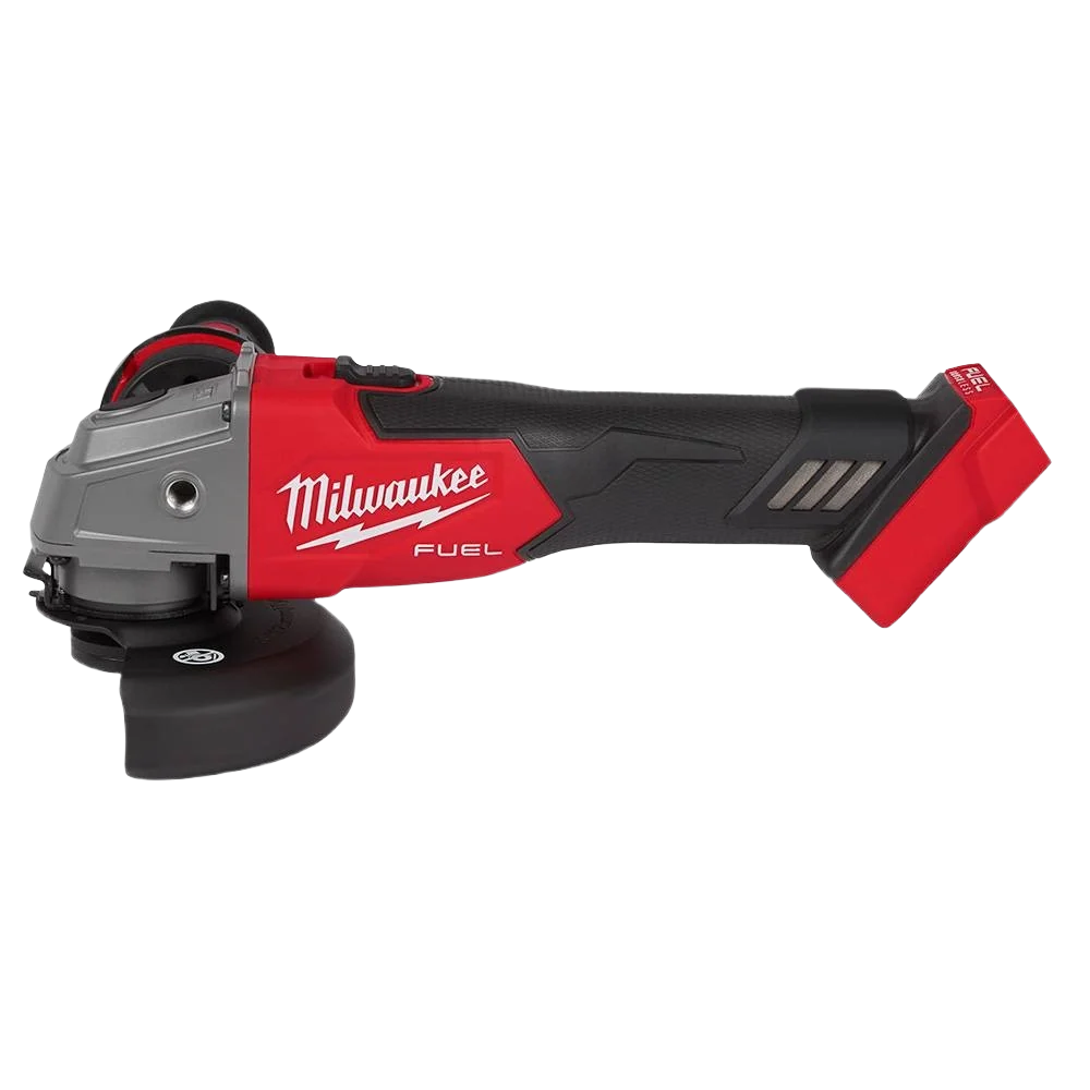 Natural Milwaukee M18 FUEL™ 4-1 2 5 No Lock Grinder Paddle Switch Safe