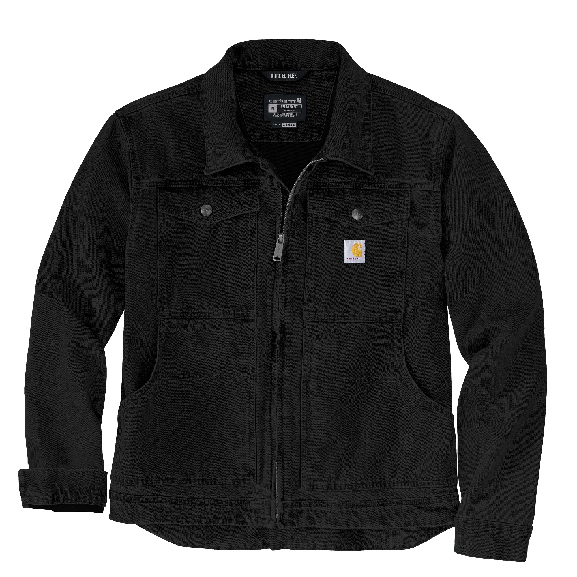 First-Class Carhartt Men’s 4XL Black Rugged Flex Duck Jacket Crafted