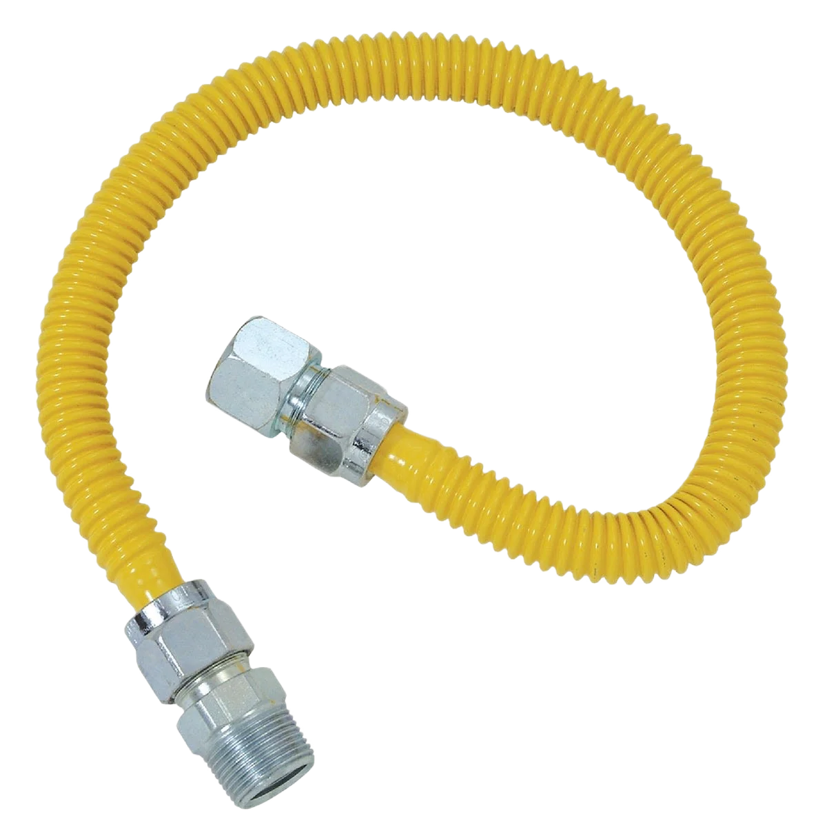Effective Dormont 5 8 OD x 48 Stainless Steel Gas Connector 3 4 FIP x 3 4 MIP Refined