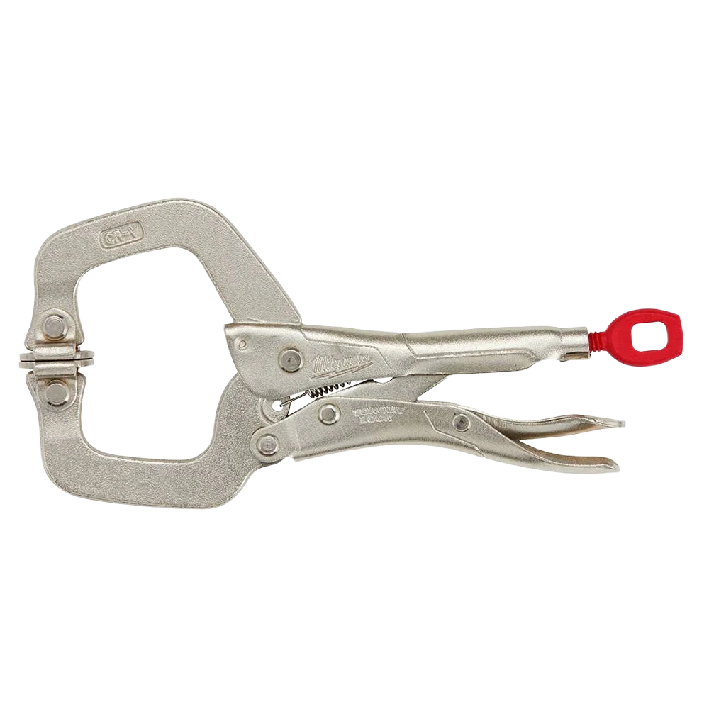 Clean Milwaukee TORQUE LOCK™ 6 Swivel Jaw Locking C-Clamp Advanced