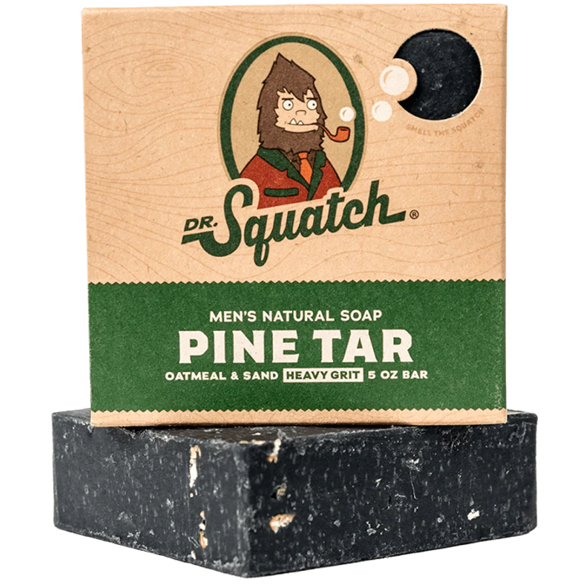 High-Quality Dr. Squatch Bar Soap – Pine Tar Dependable